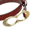 Coach Signature Buckle Belt, 25 Mm in 1941 Red/ Gold C1725 (L)