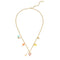 Coach X Observed By Us Strawberry Heart Charm Necklace in Gold/ Multi CV263