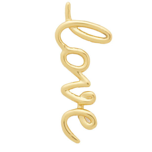 Kate Spade Say Yes Love Earrings in Gold KI173