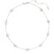 Kate Spade Spot The Spade Metal Scatter Necklace in Silver KH268