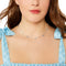 Kate Spade Spot The Spade Metal Scatter Necklace in Silver KH268
