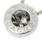 Coach Open Circle Stone Necklace in Silver F54514