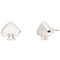 Kate Spade Everyday Spade Metal Studs Earrings in Silver o0ru3068
