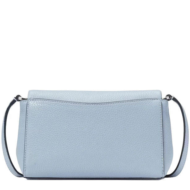 Kate Spade Leila Mini Zip Crossbody Bag in Muted Blue KE487