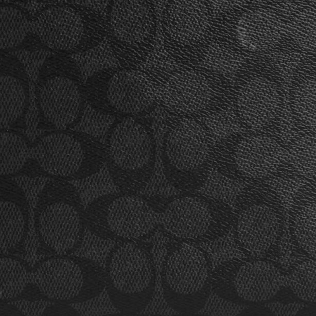 Coach Houston Map Bag In Signature Canvas in Charcoal/ Black CZ399