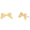 Coach Mini Bow Stud Earrings in Gold CAD67