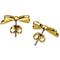 Coach Mini Bow Stud Earrings in Gold CAD67