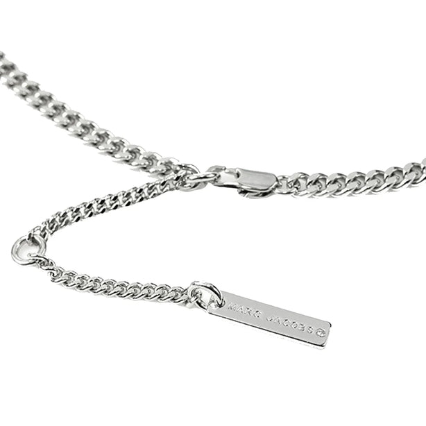Marc Jacobs Monogram Chain Necklace in Silver J305M03FA22