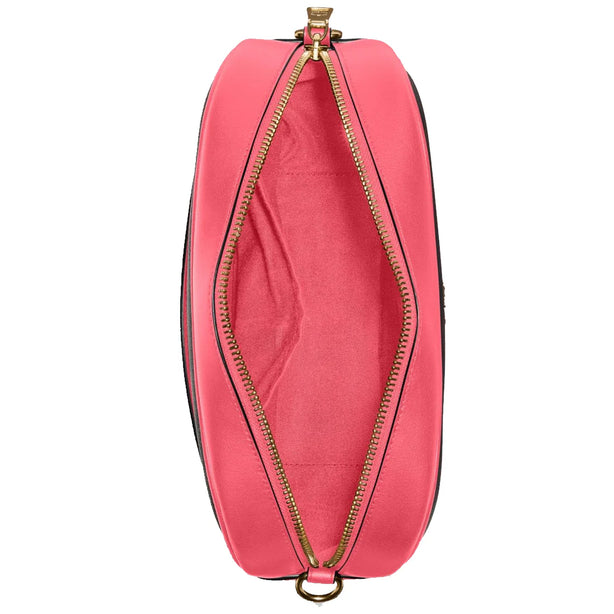 Coach Jamie Camera Bag In Signature Canvas in Brown/ Watermelon CA547