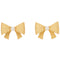 Kate Spade Wrapped In A Bow Studs Earrings in Clear/ Gold KJ975