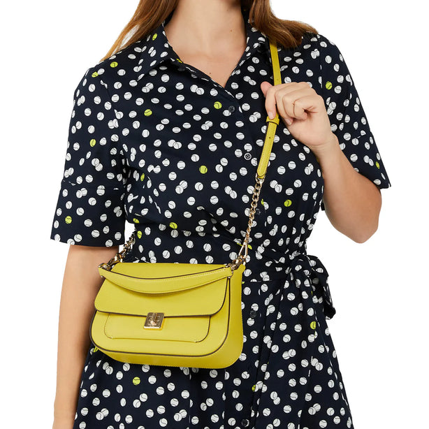 Kate Spade Pheobe Small Flap Crossbody Bag In Lime Slice KF554