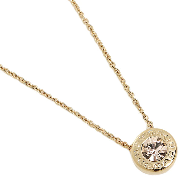Coach Open Circle Stone Necklace in Gold F54514
