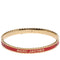 Marc Jacobs The Medallion Scalloped Bangle Bracelet in True Red/ Gold J103MT7PF22