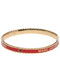 Marc Jacobs The Medallion Scalloped Bangle Bracelet in True Red/ Gold J103MT7PF22