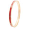 Marc Jacobs The Medallion Scalloped Bangle Bracelet in True Red/ Gold J103MT7PF22