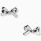 Kate Spade Skinny Mini Bow Studs Earrings in Silver o0ru2907
