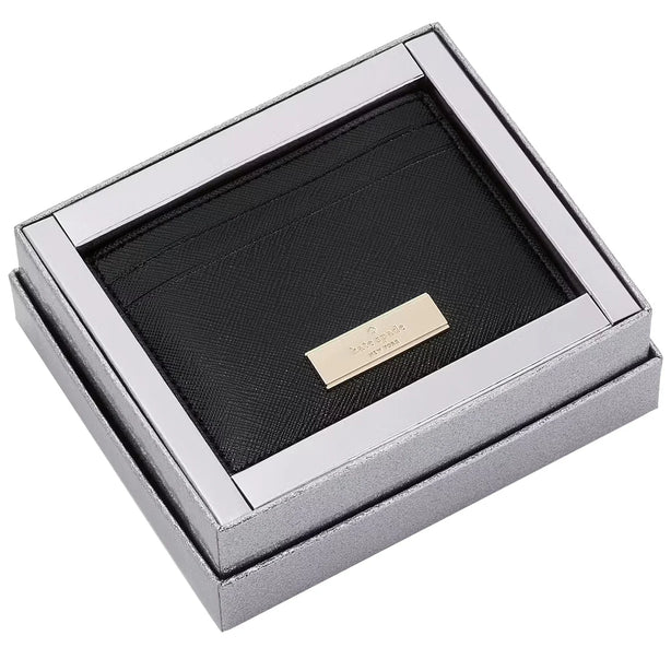 Kate Spade Kenzie Boxed Small Cardholder in Black KK045