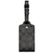 Coach Luggage Tag In Signature Canvas in Charcoal C1614