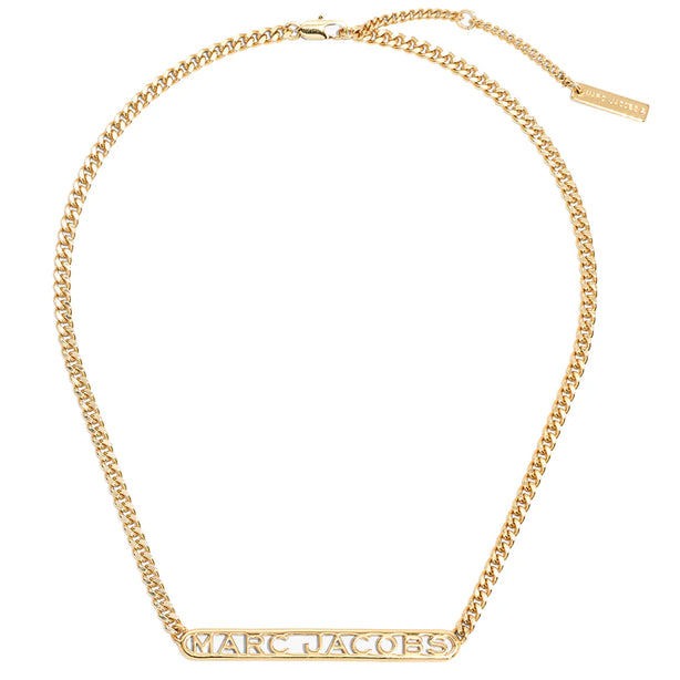 Marc Jacobs Monogram Chain Necklace in Gold J305M03FA22