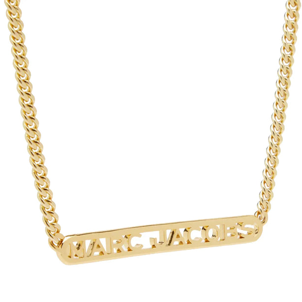 Marc Jacobs Monogram Chain Necklace in Gold J305M03FA22