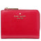 Kate Spade Madison Small L Zip Wallet in Ruby Red KH615