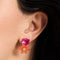 Kate Spade Brighten Up Statement Studs Earrings in Pink/ Multi KH510