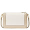 Kate Spade Lena Colorblock Double Compartment Crossbody Bag  in Light Sand Multi KH444