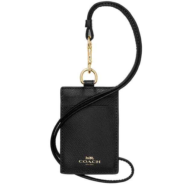 Coach Id Lanyard In Black 57311