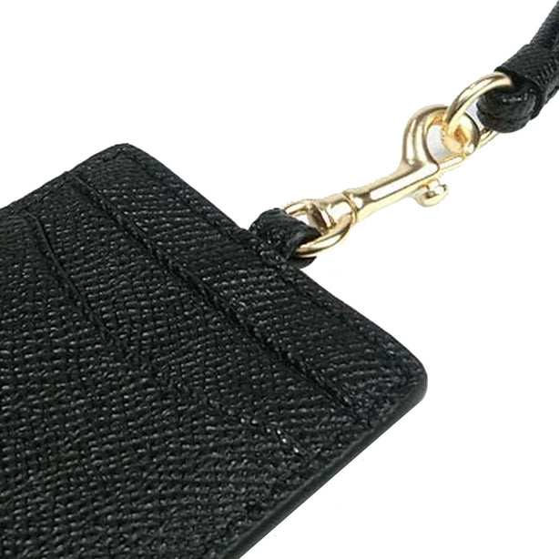 Coach Id Lanyard In Black 57311