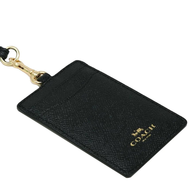 Coach Id Lanyard In Black 57311