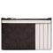 Coach Zip Card Case In Signature Canvas in Walnut/ Chalk CV764