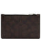 Coach Zip Card Case In Signature Canvas in Walnut/ Chalk CV764
