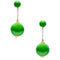 Kate Spade Have A Ball Linear Earrings in KS Green K9591