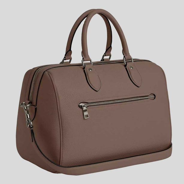 COACH Rowan Large Satchel Bag Dark Stone RS-CV960