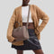 COACH Rowan Large Satchel Bag Dark Stone RS-CV960