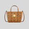 MCM X-Mini Toni Top-Zip Shopper In Visetos Cognac RS-MWPFSMT03CO001