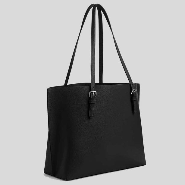 COACH Mollie Tote Bag Silver/Black RS-CV968