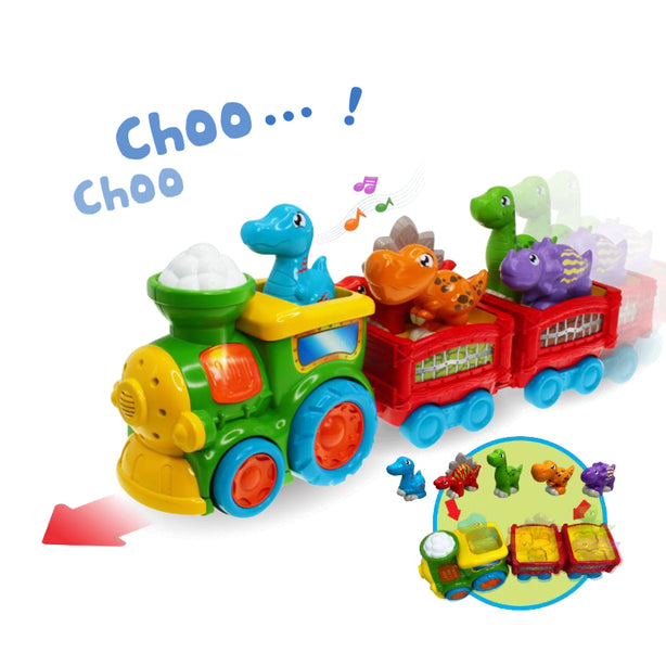 Hap-P-Kid Little Learner Musical Dino Train Set