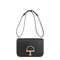 Siena Small Calf Leather Shoulder Bag - Black