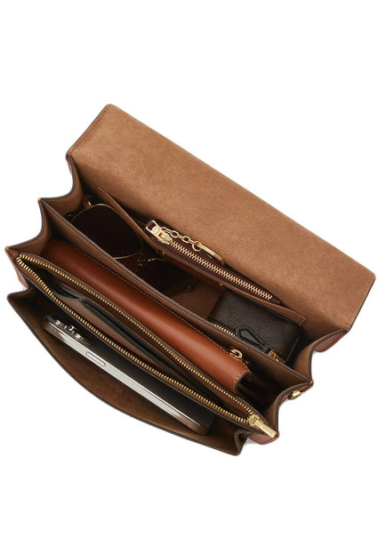 Coach Klare Top Handle Bag - Dark Stone