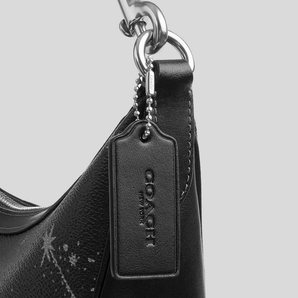 COACH Aria Shoulder Bag With Star Print Black Multi RS-CCL25