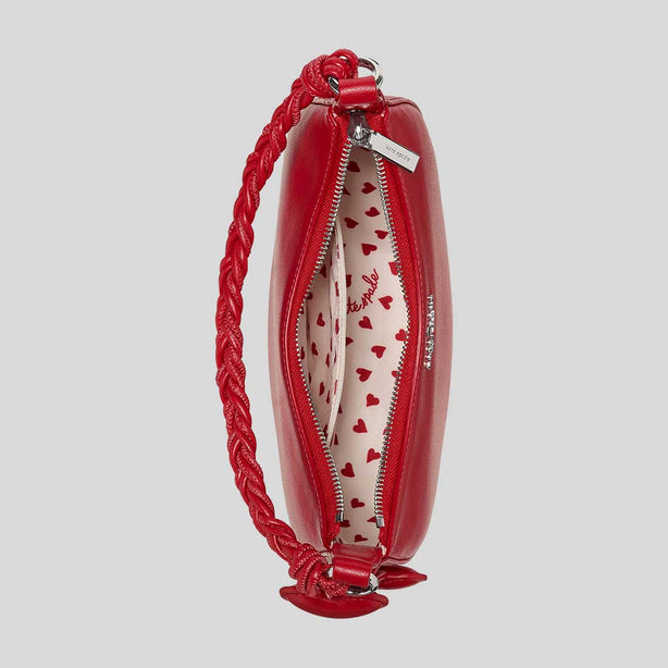 KATE SPADE Nova Braided Strap Shoulder Bag Cherry Rouge RS-KN610