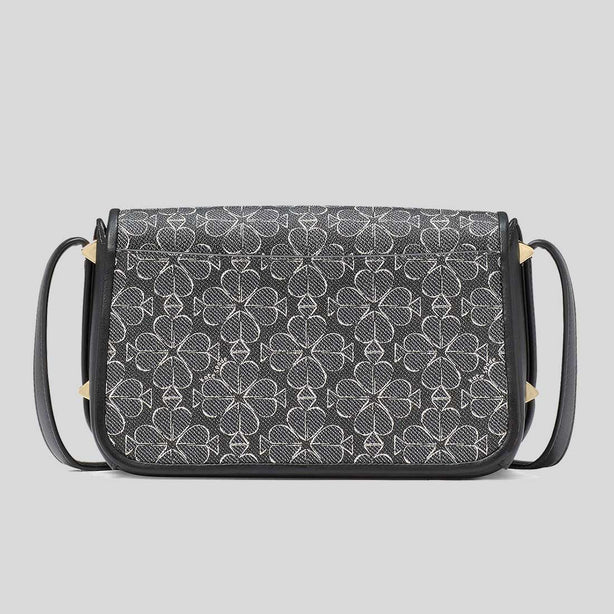 KATE SPADE Liv Spade Flower Crossbody Bag Black Multi RS-KK576