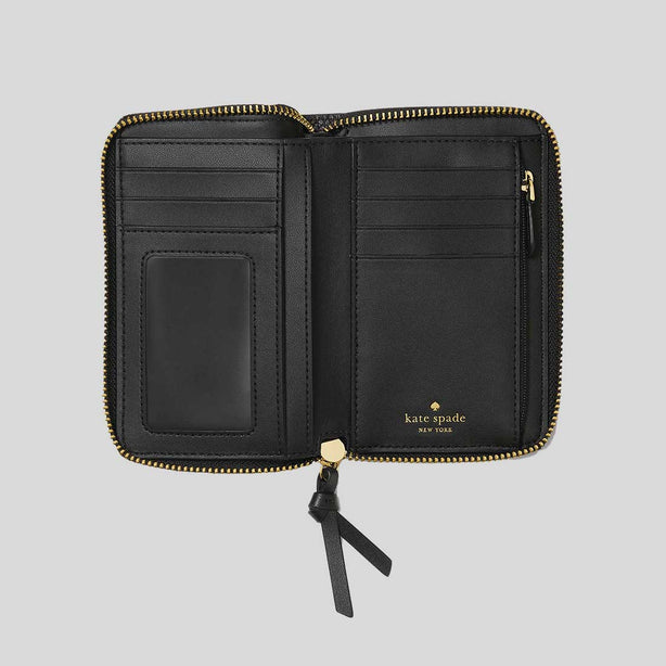 KATE SPADE Knott Medium Wallet Black RS-KN730