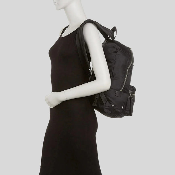 MARC JACOBS Nylon Printed Logo Backpack Black RS-M0016409