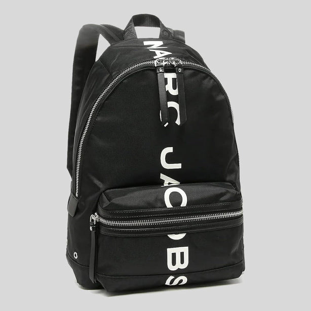 MARC JACOBS Nylon Printed Logo Backpack Black RS-M0016409