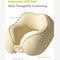 StitchesandTweed Memory Foam Travel Pillow - Grey
