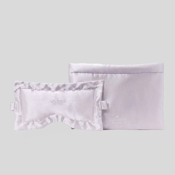 KATE SPADE Eye Mask And Pouch Set Pale Amethyst RS-KSSU25EMP