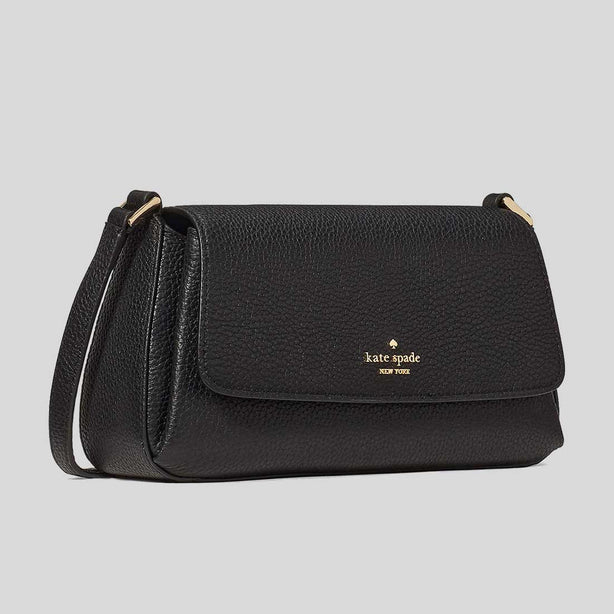 KATE SPADE Sutton Mini Flap Crossbody Bag Black RS-KO122