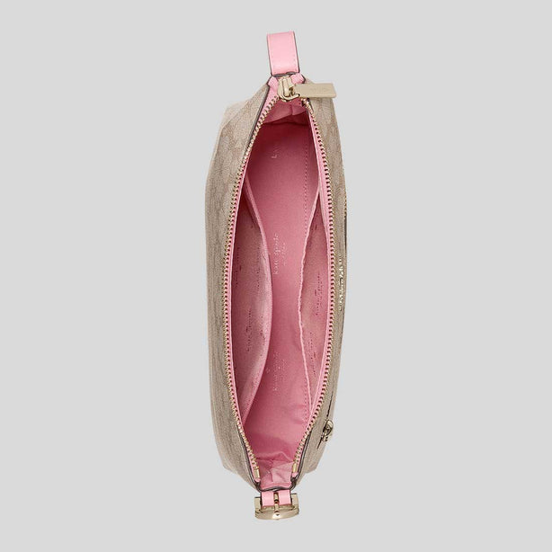 KATE SPADE Spade Flower Swingpack Crossbody Bag Dark Beige Grapefruit Multi RS-KM717